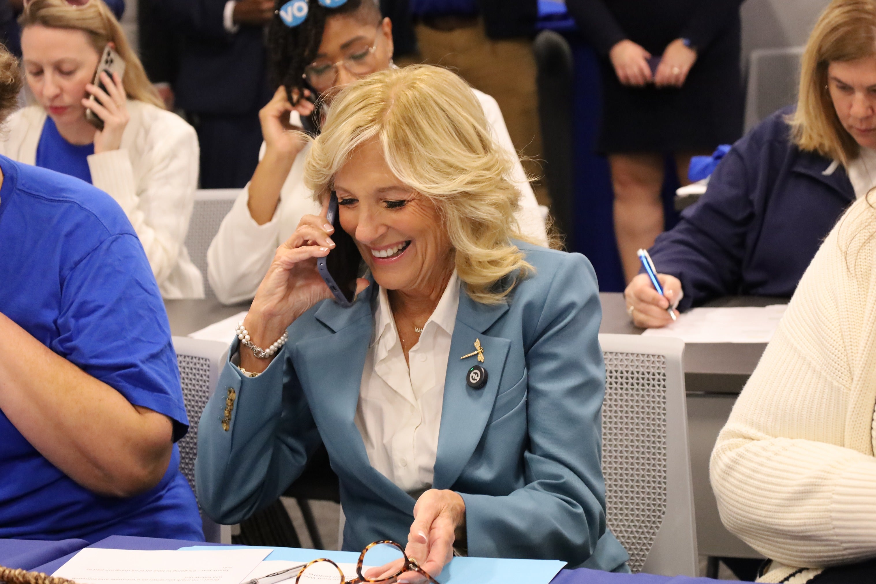 Jill Biden rallies for Harris-Walz among Pennsylvania educators